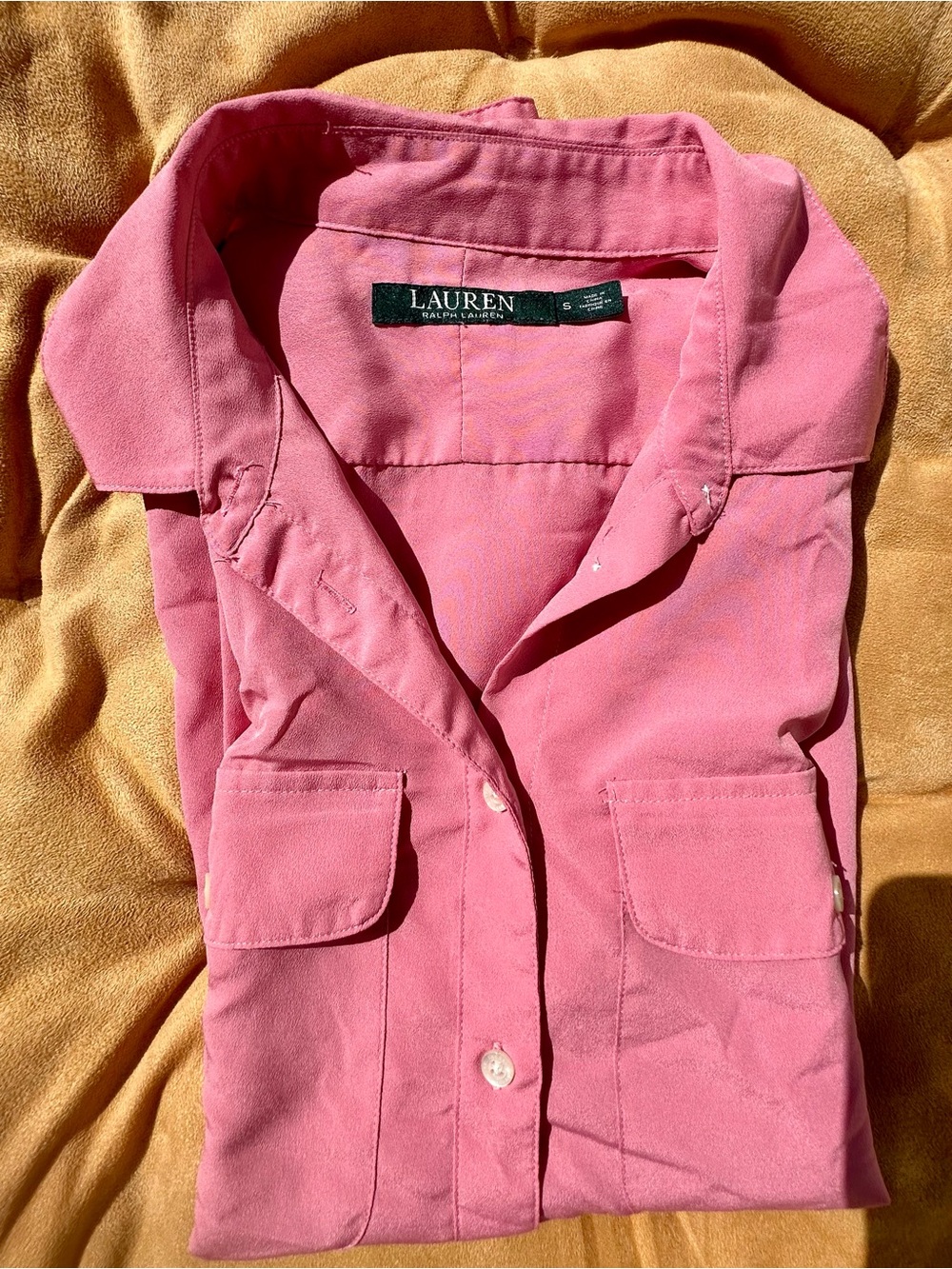 Lauren Ralph Lauren Pink Button-Down Women's Shirt